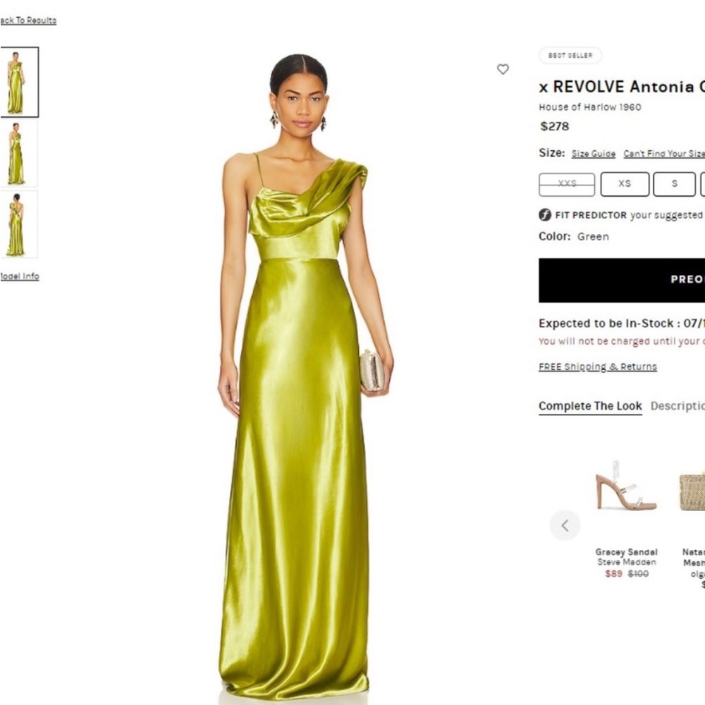 Revolve Antonia gown formal dress brand new - House of Harlow